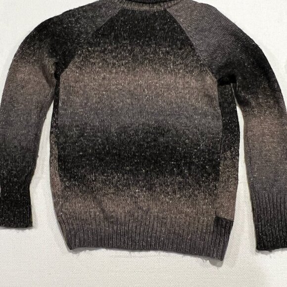 Womens‎ Wool Blend Large Ombré One Button Knit Cardigan Sweater Shawl Collar - Picture 11 of 11